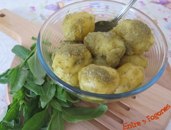 Receta Ensalada de Patatas con Aliño de Anchoas