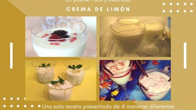 Crema de Limón Postre
