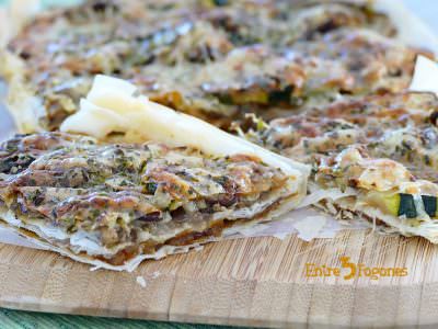 Receta Empanada de Cebolla Caramelizada y Berenjena Receta Empanada de Cebolla Caramelizada y Berenjena