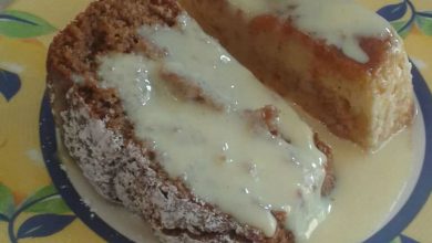 Bizcocho de Chocolate con Crema Inglesa