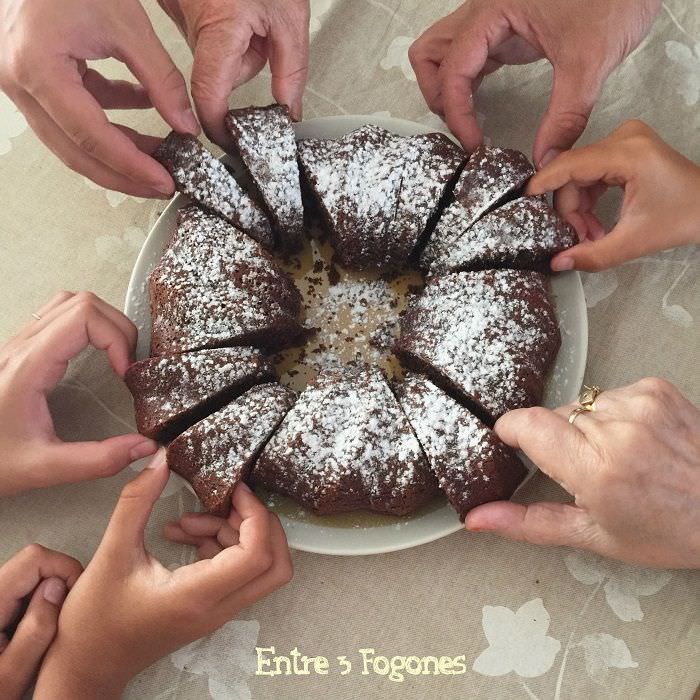 Bizcocho Tierno de Chocolate