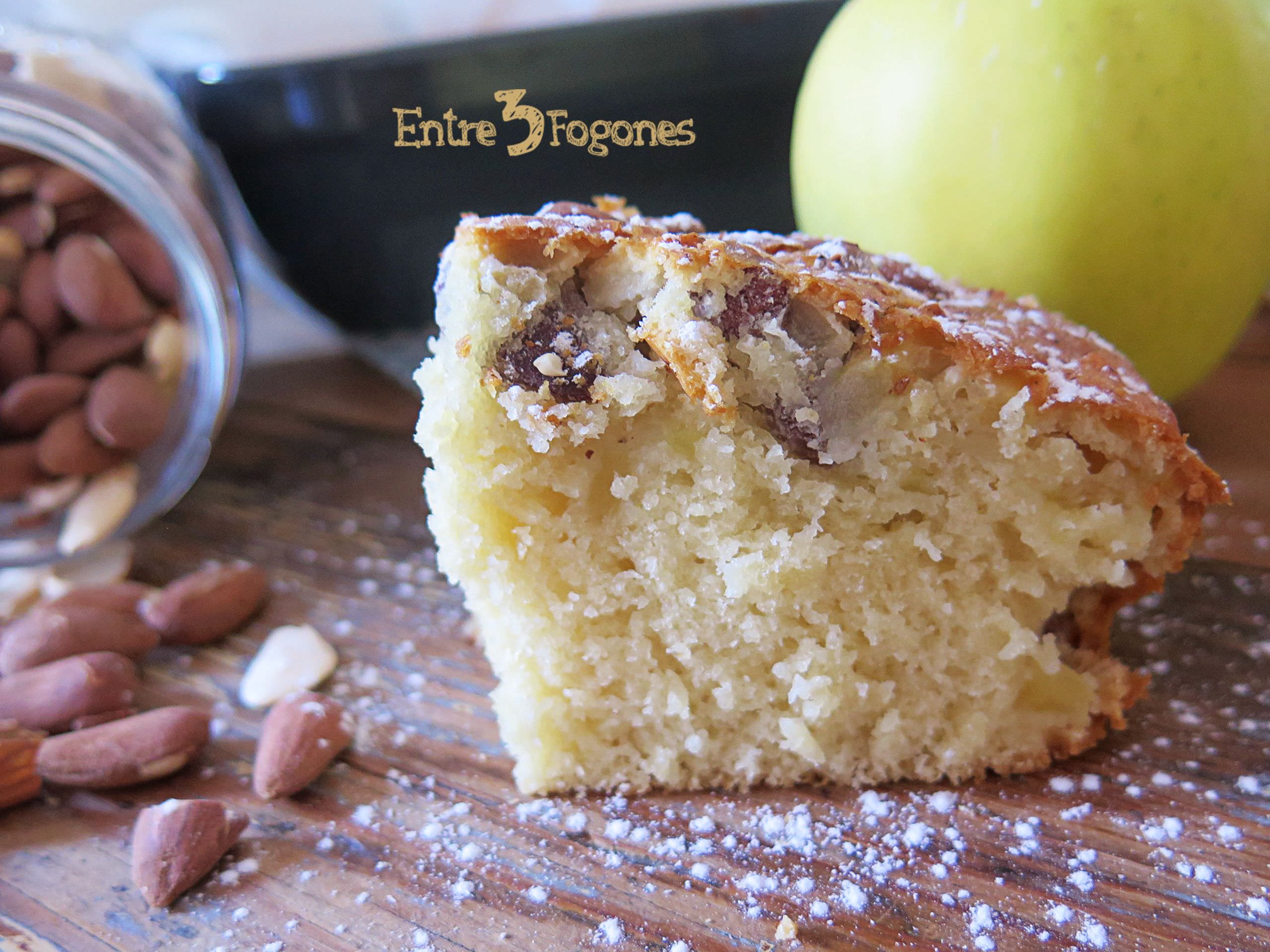 Bizcocho de Almendras y Manzana al Amaretto