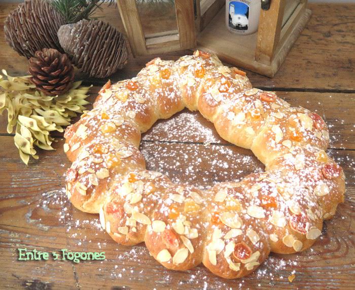Roscón de Reyes con Frutas Deshidratadas
