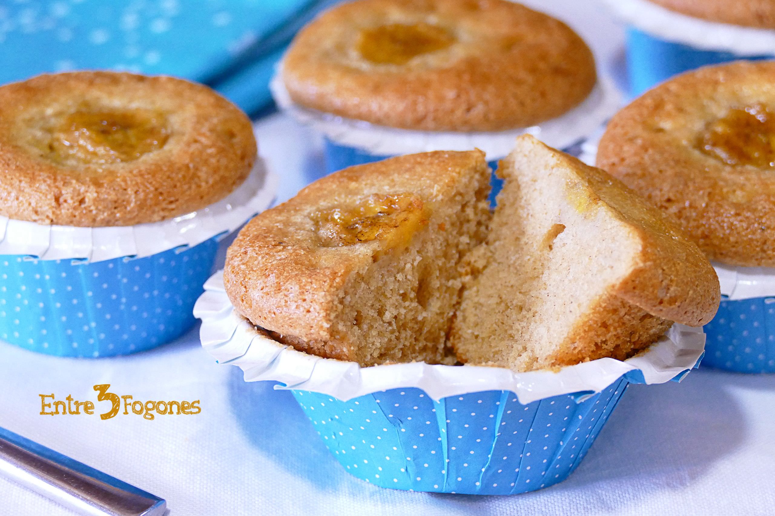 Muffins de Plátano con Jengibre Muffins de Plátano con Jengibre