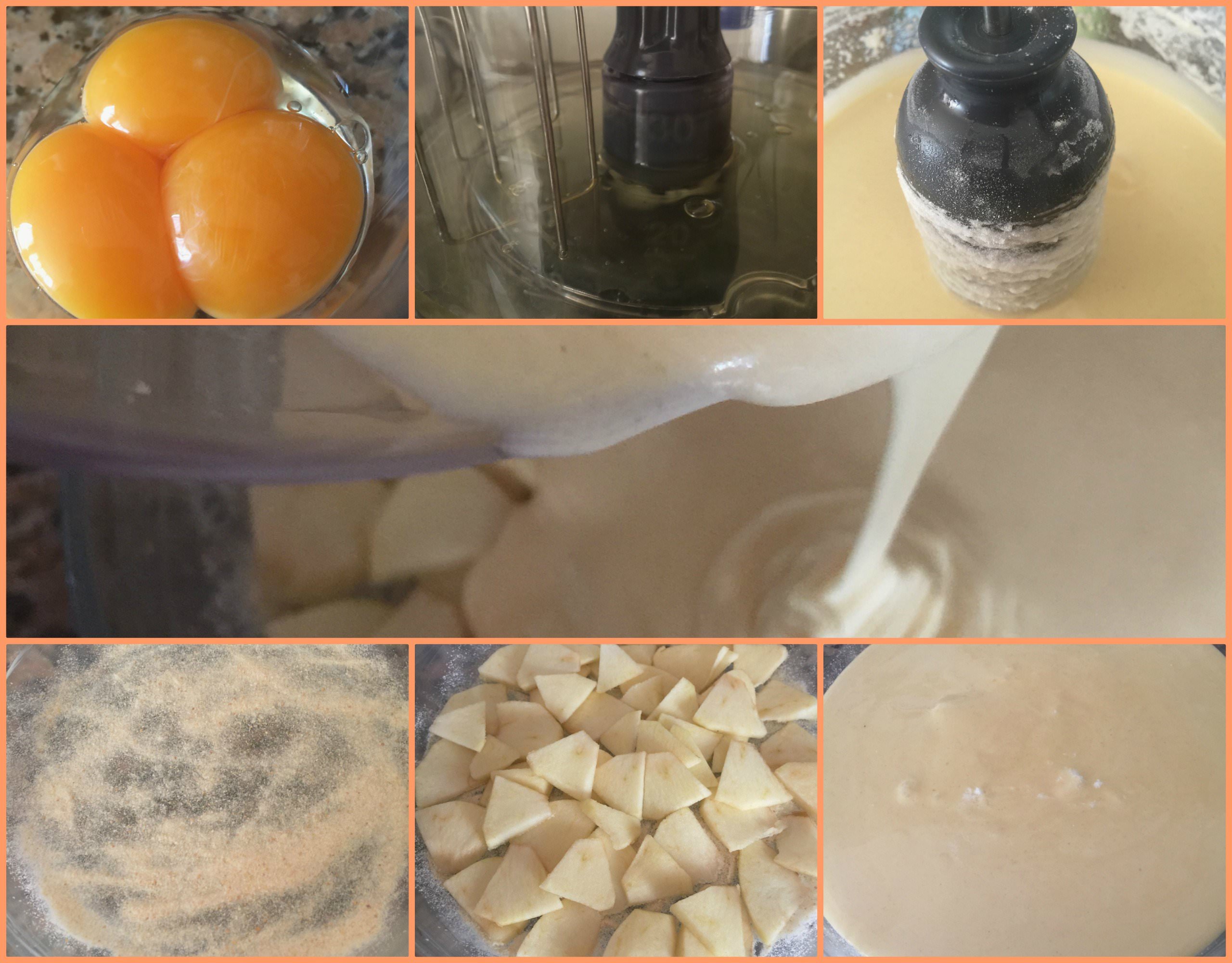 Pasos Receta Bizcocho de Manzana Casero y Esponjoso