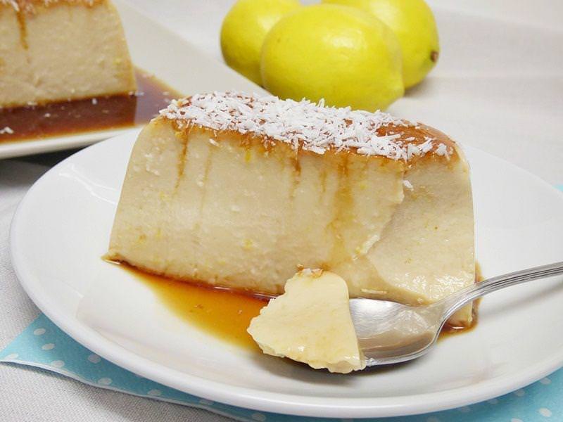 Flan de Coco y Limón Flan de Coco y Limón