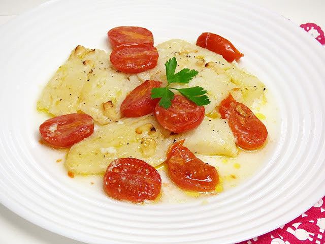 Filetes de Halibut al Horno