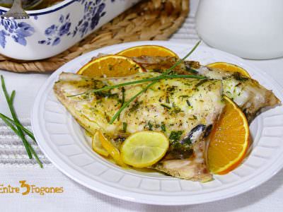 Receta Dorada al Horno con Limón y Naranja Receta Dorada al Horno con Limón y Naranja