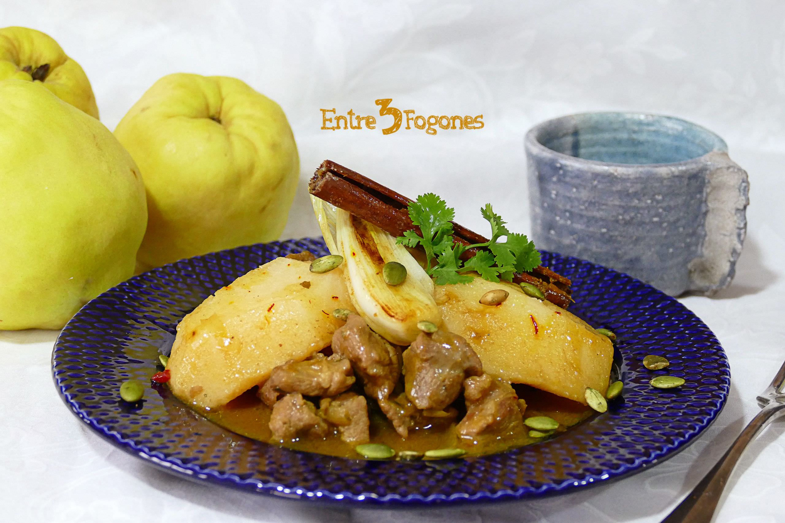 Guiso de Cordero Marroquí con Membrillos
