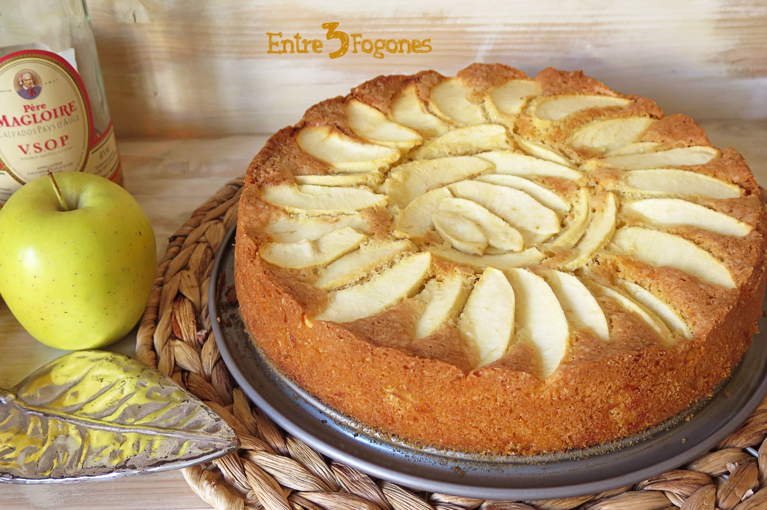 Receta Bizcocho de Manzana Golden al Calvados