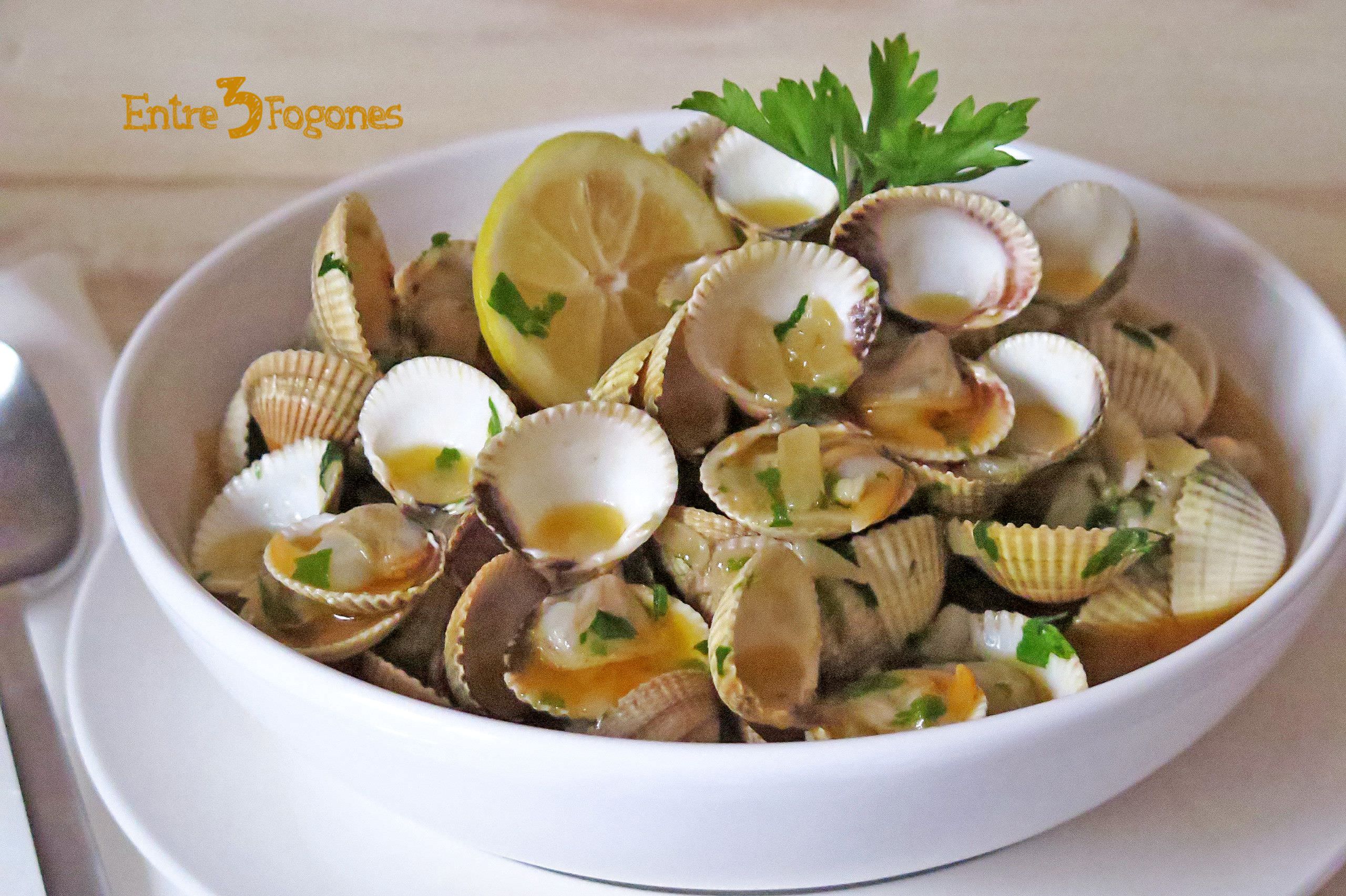 Receta Berberechos a la Marinera Receta Berberechos a la Marinera