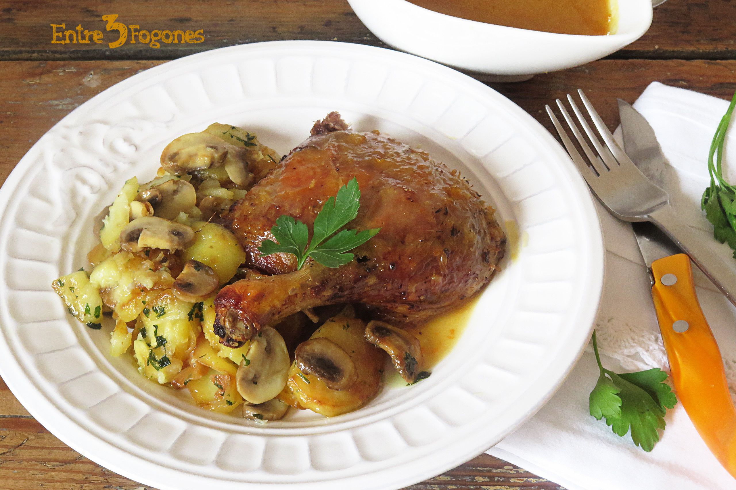 Receta Pato a la Naranja