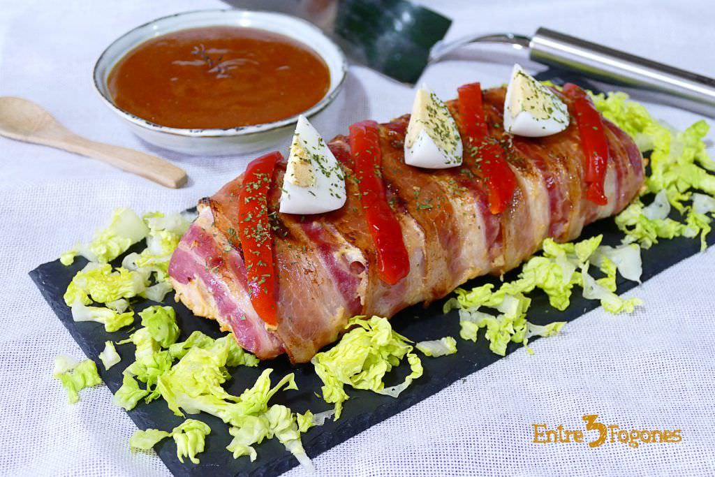 Pastel de Pollo y Bacon con Jamón Pastel de Pollo y Bacon con Jamón