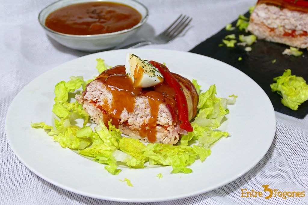 Pastel de Pollo y Bacon con Jamón Pastel de Pollo y Bacon con Jamón