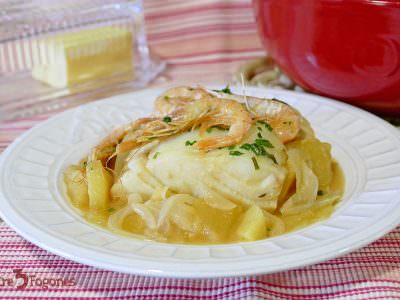 Bacalao con Cebolla y Manzana
