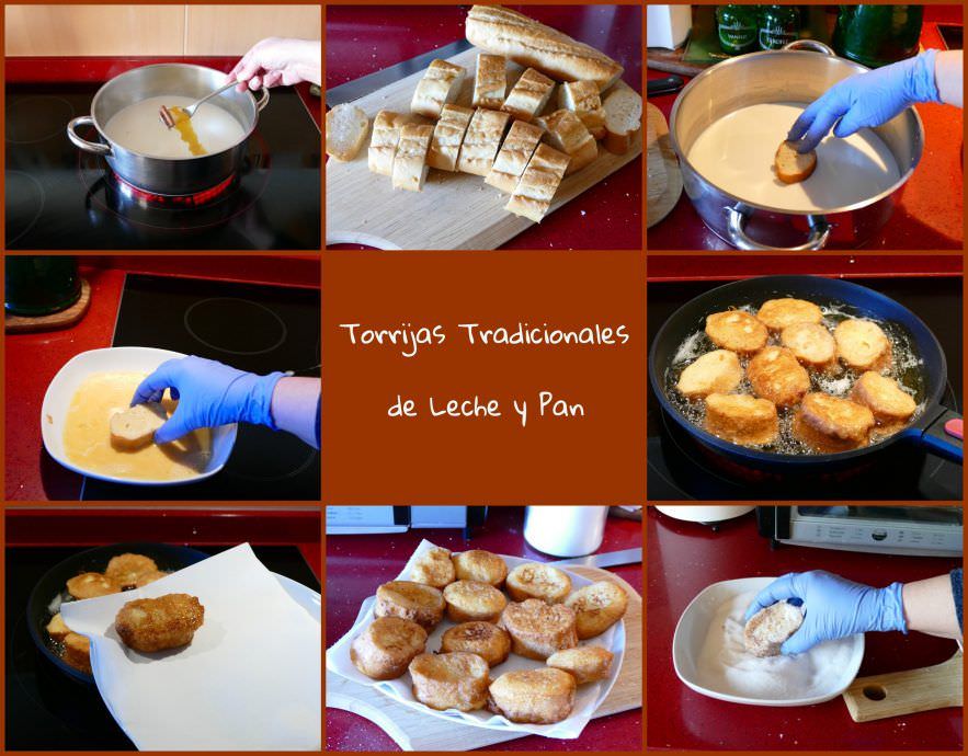 Pasos Torrijas Tradicionales de Leche