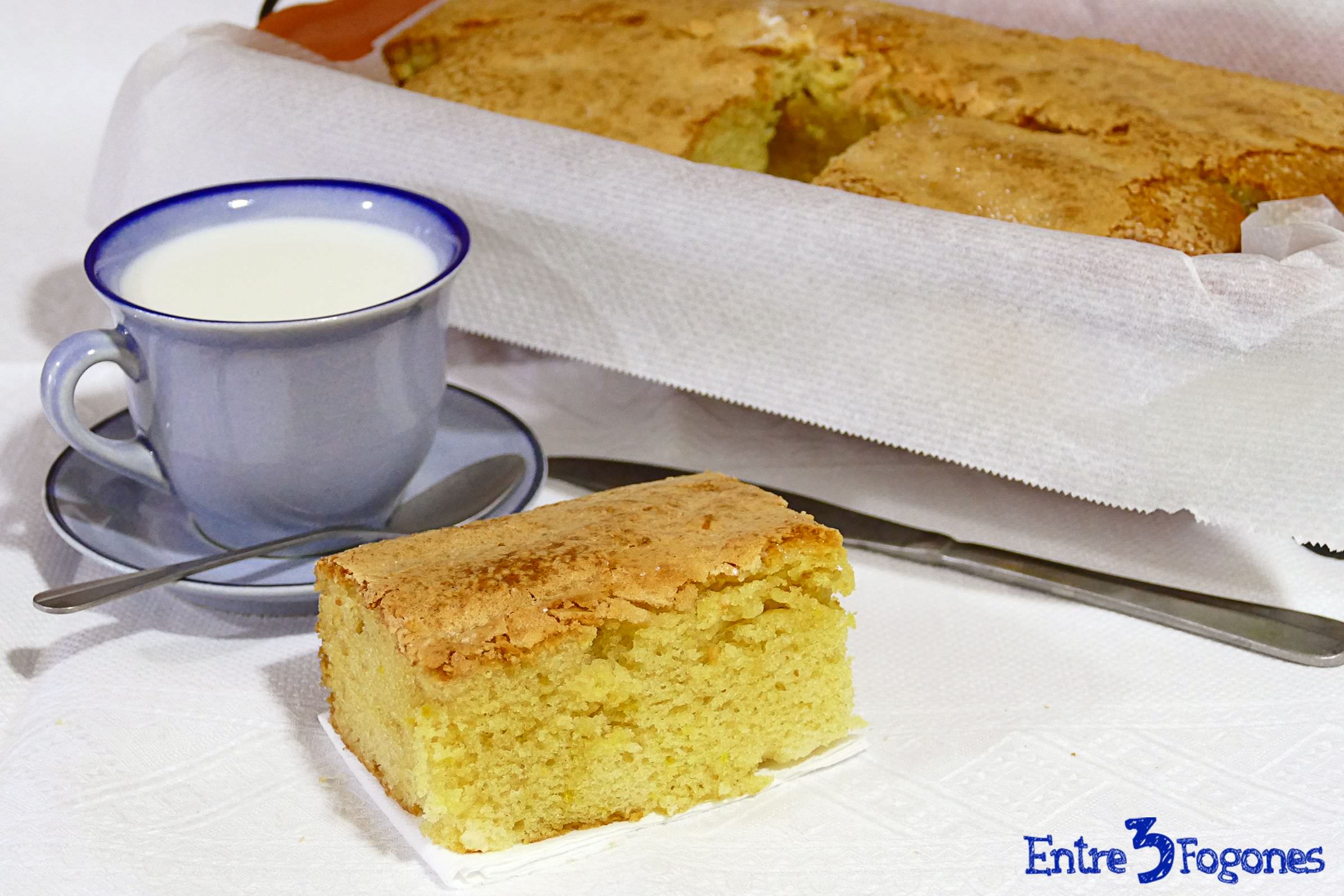 Torta de Lata. Receta Manchega de Bizcocho Casero
