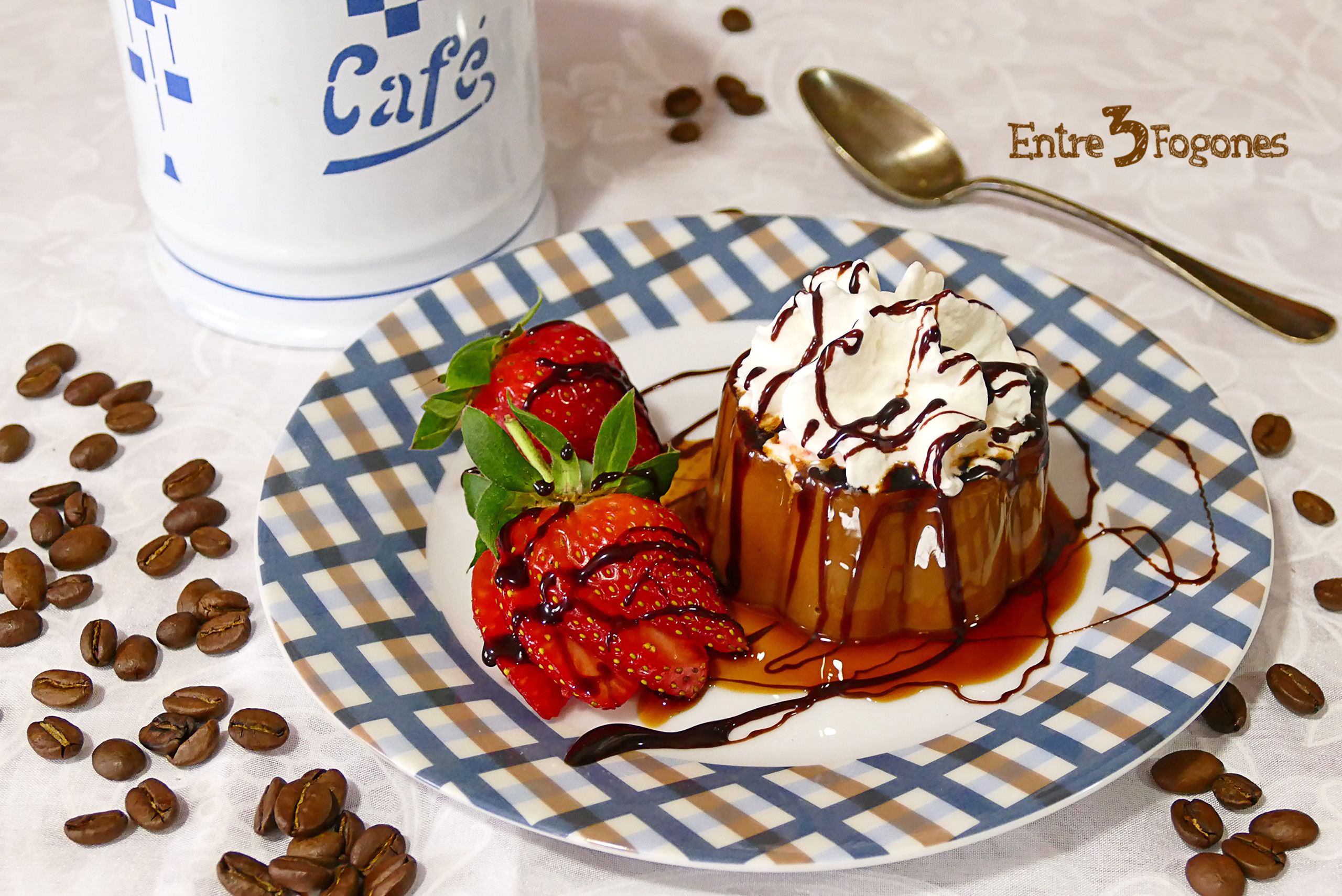 Flan de Café sin Horno