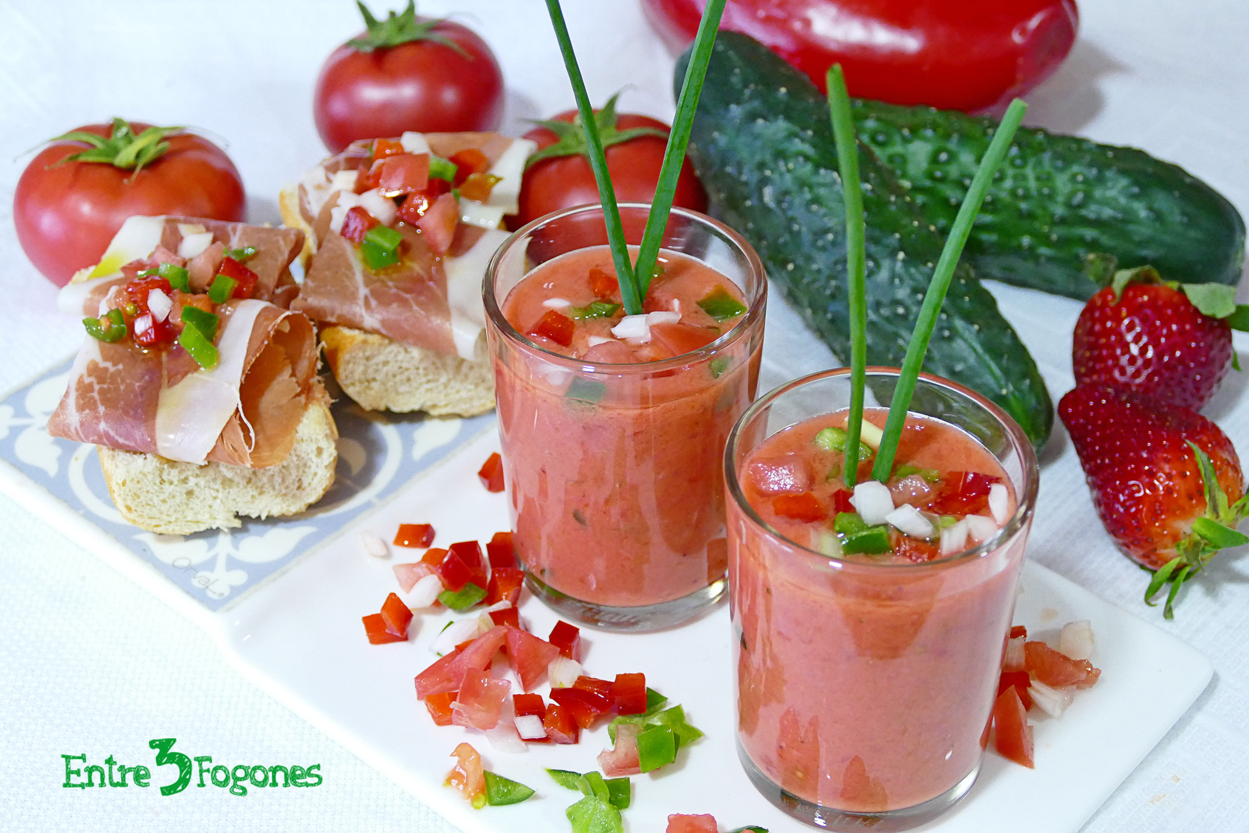 Gazpacho de Fresas Cook Expert Magimix
