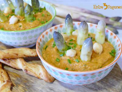 Hummus de Garbanzos y Espárragos Blancos Cook Expert Magimix Hummus de Garbanzos y Espárragos Blancos Cook Expert Magimix