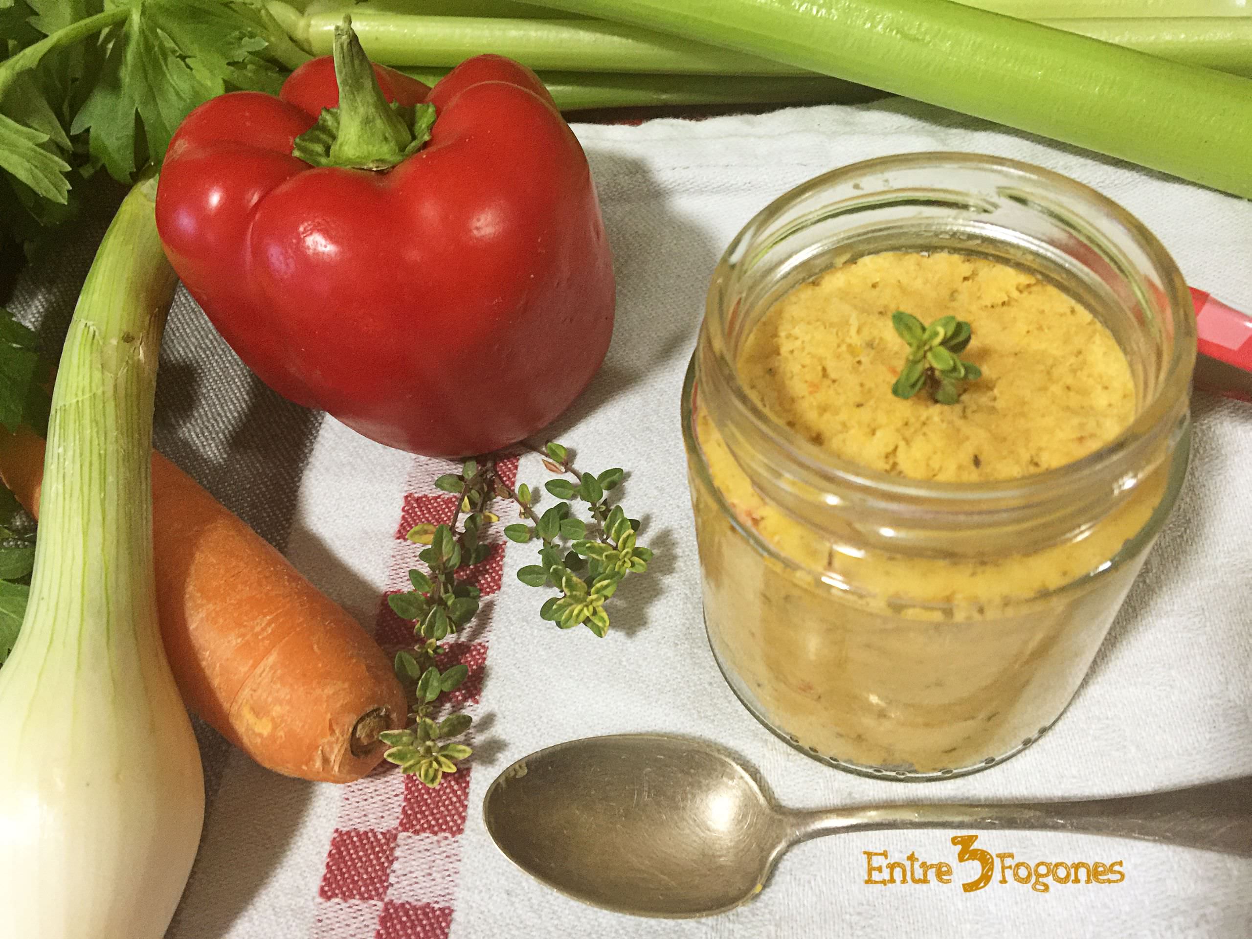 Receta Caldo Concentrado de Pescado y Verduras Bajo en Sal