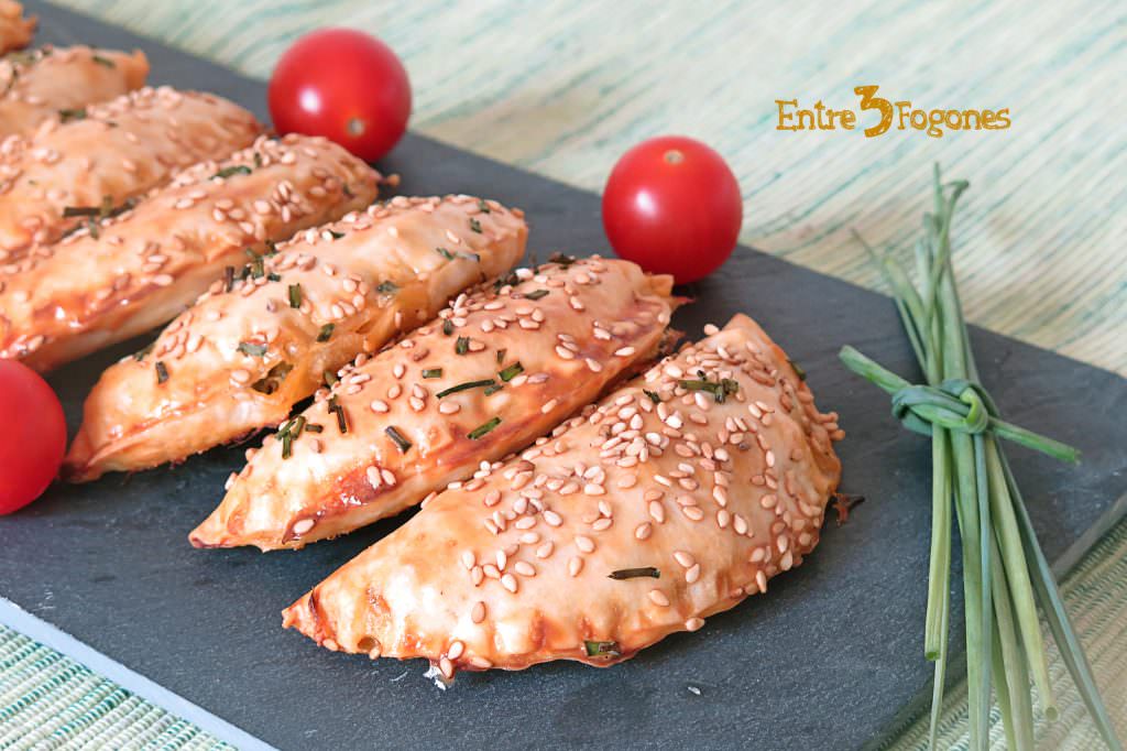 Empanadillas al Horno de Atún y Pisto Empanadillas al Horno de Atún y Pisto