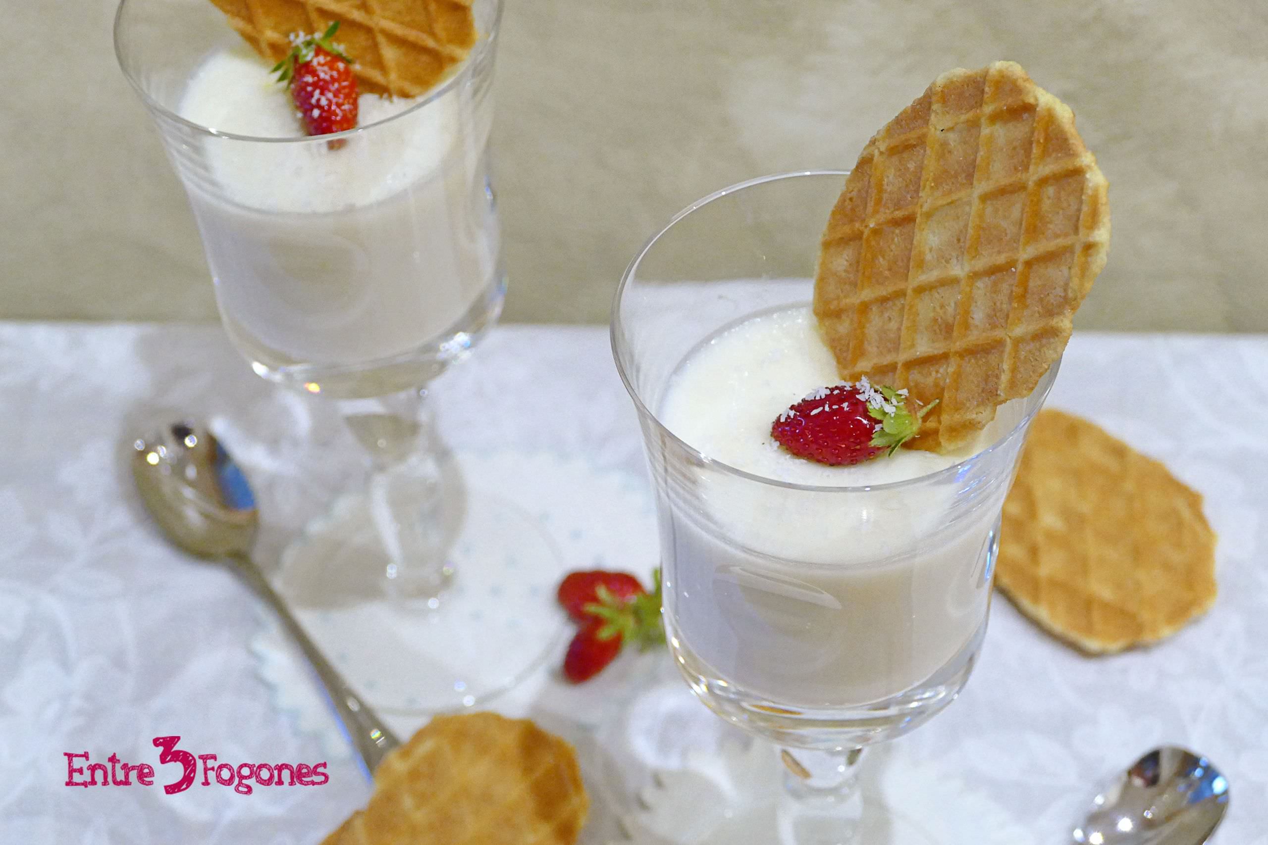 Panna Cotta de Coco y Limón