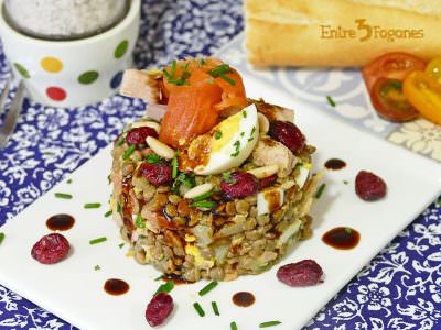 Ensalada de Lentejas con Atún en Thermomix