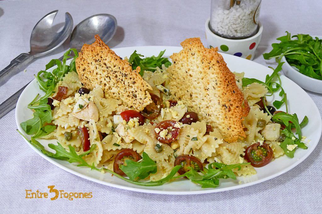 Ensalada Italiana con Pollo y Pasta Ensalada Italiana con Pollo y Pasta