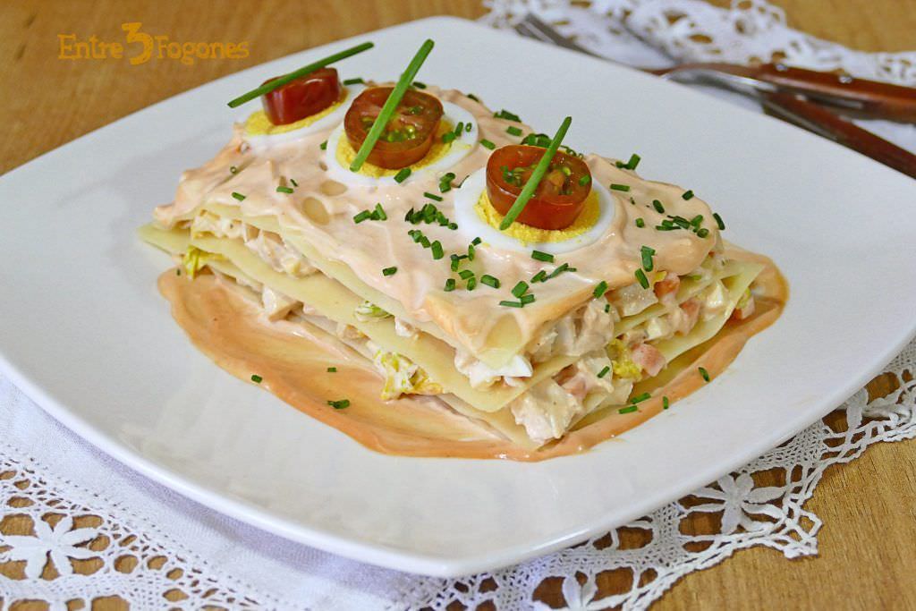 Receta Lasaña Fresca para el Verano