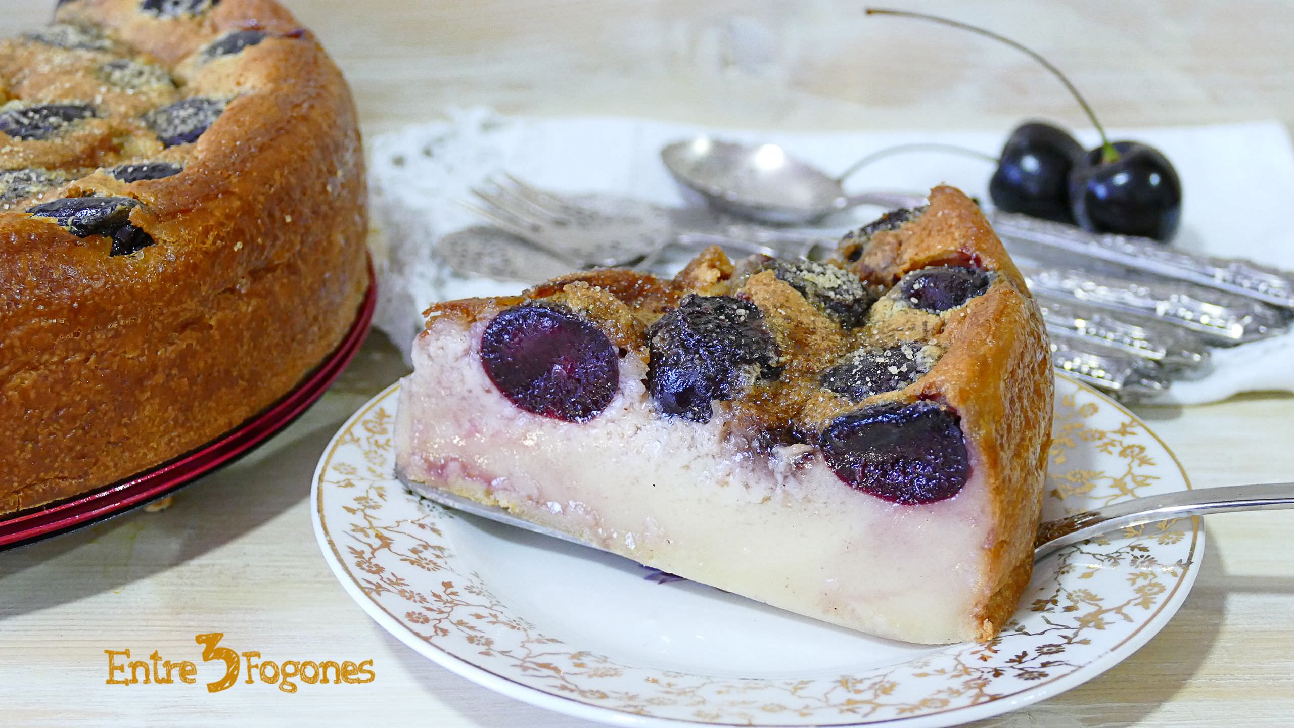 Receta Clafoutis de Cerezas
