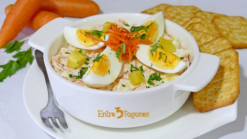 Receta Ensalada de Piña Natural con Zanahoria