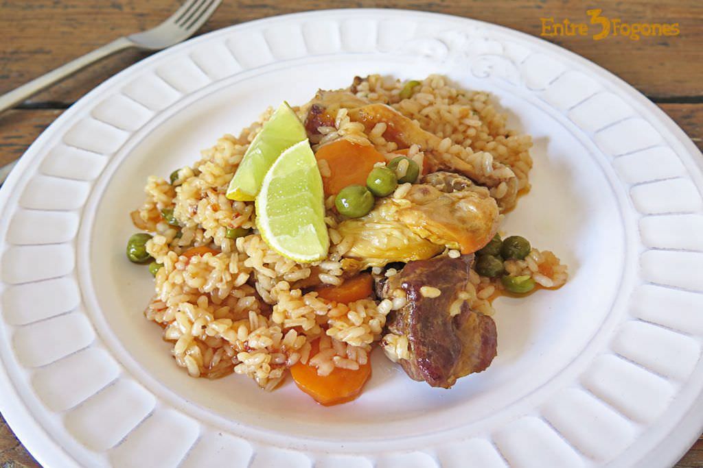Arroz con Carne y Verduras con Thermomix
