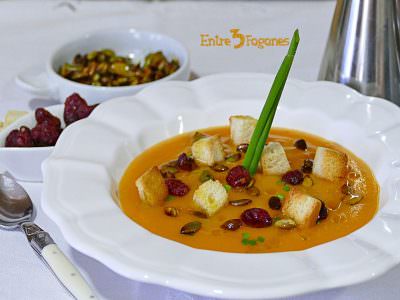 Crema de Calabaza y Zanahoria Crema de Calabaza y Zanahoria