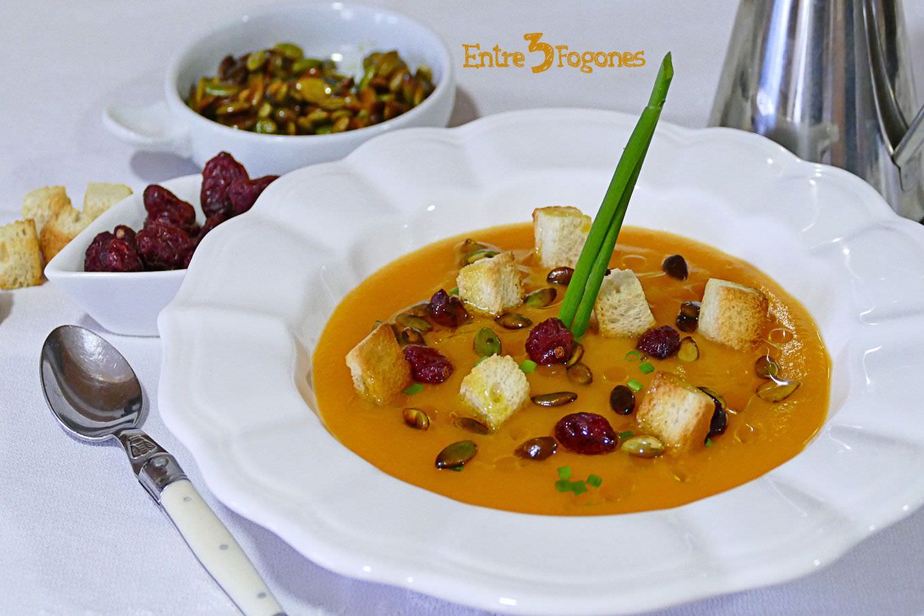 Crema de Zanahoria y Calabaza