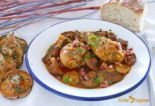Pollo en Salsa con Níscalos
