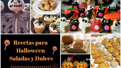 Recetas para Halloween Saladas y Dulces
