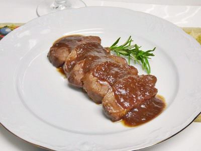 Magret de Pato con Salsa Agridulce
