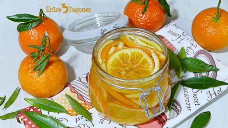 Mandarinas o Naranjas Confitadas Mandarinas o Naranjas Confitadas