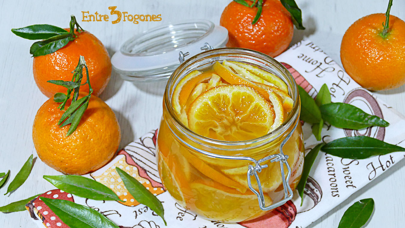 Mandarinas o Naranjas Confitadas