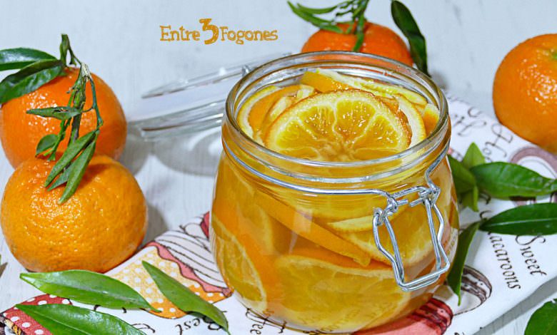 Receta Mandarinas Confitadas