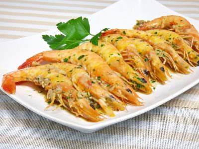 Langostinos al Brandy