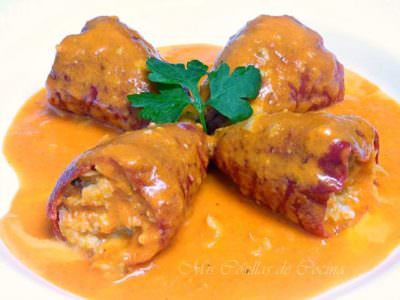 Pimientos del Piquillo Rellenos de Pescado