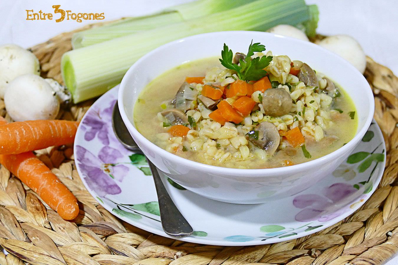 Sopa Irlandesa de Verduras