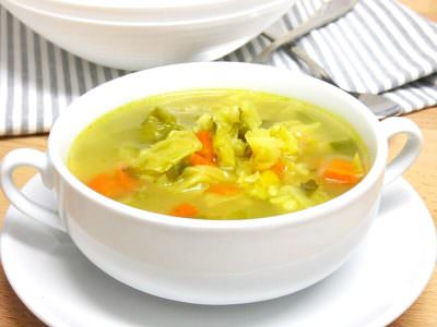 SOPA-VERDURAS-ARROZ Sopa de Verduras con Arroz