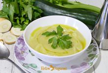 Crema de Calabacín y Patata con Chirivías