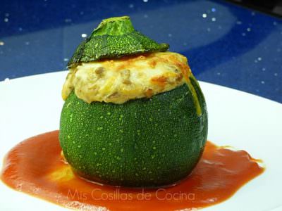 Calabacines Rellenos de Champiñones a la Crema