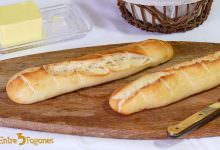 Receta de Baguette o Pan Francés Crujiente
