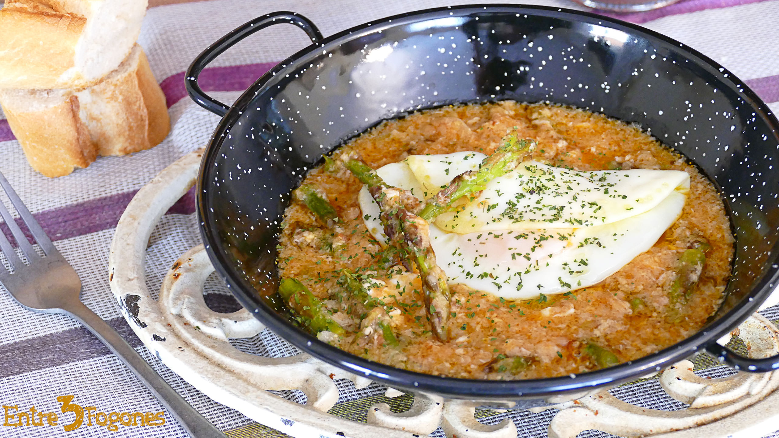 Receta Espárragos Esparragados