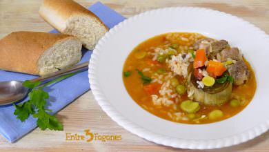 Arroz Caldoso Costillas y Verduras CookExpert